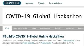 코로나19 글로벌 해커톤(COVID-19 Global Hackathon)
